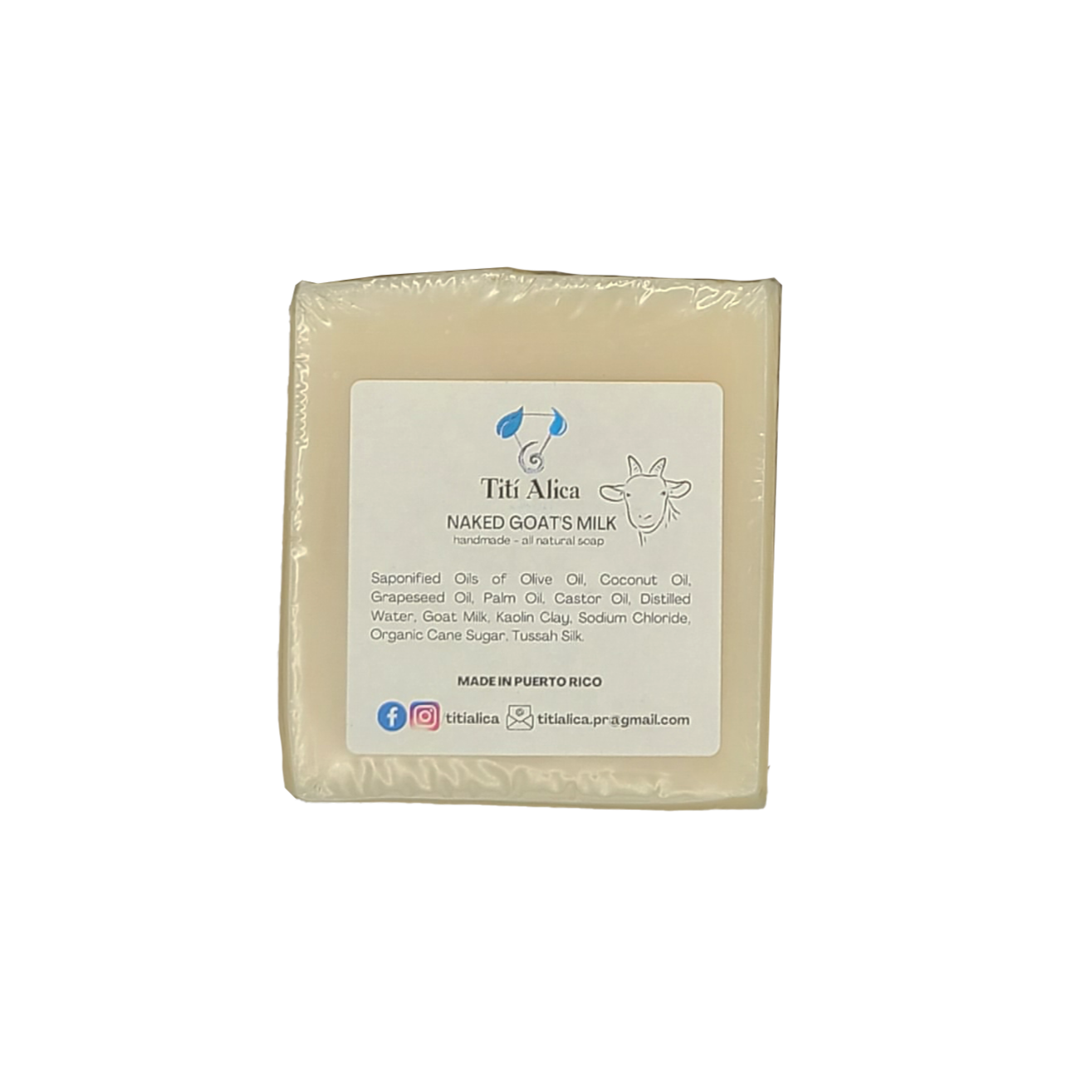 Naked Goat's Milk Soap Bar