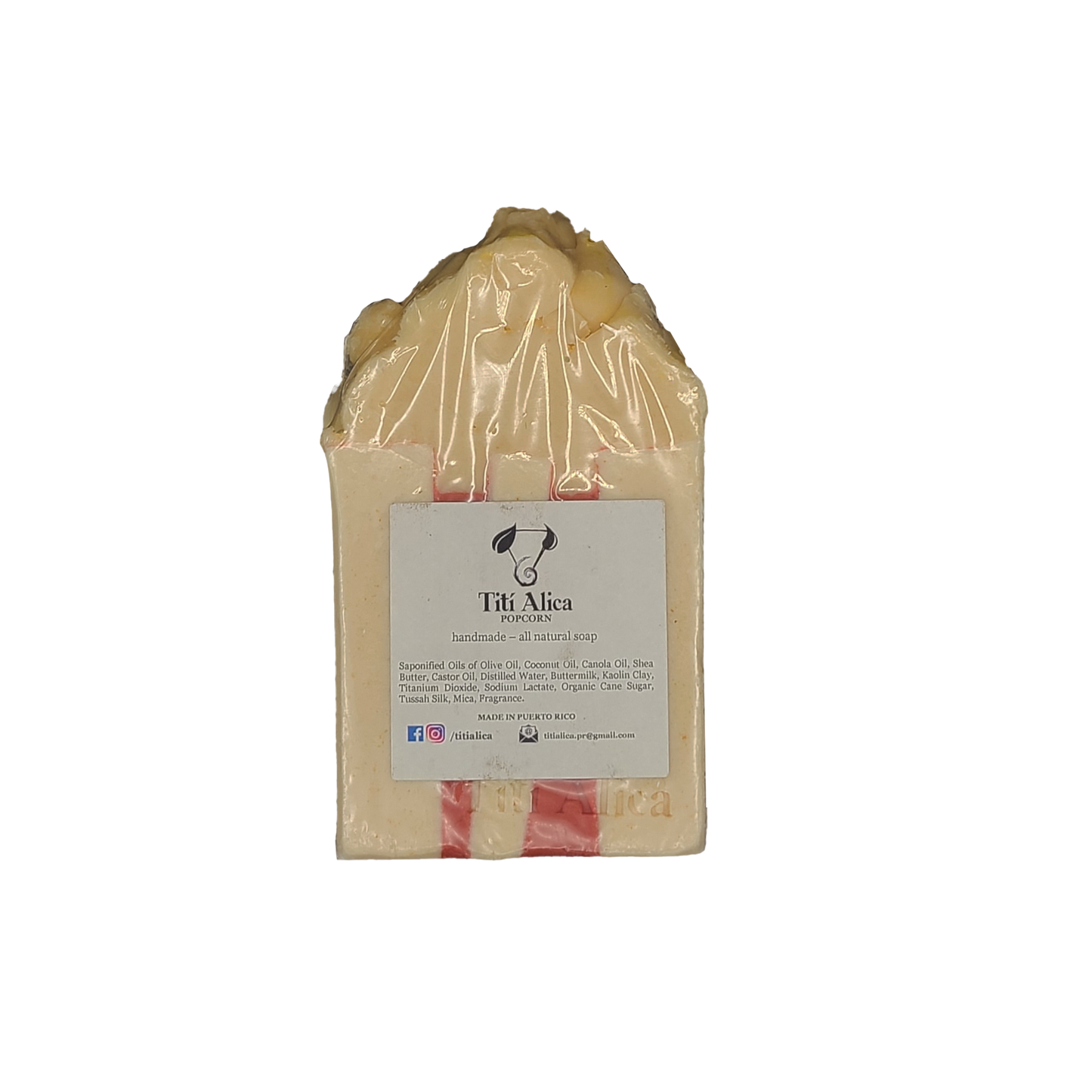 Popcorn Soap Bar